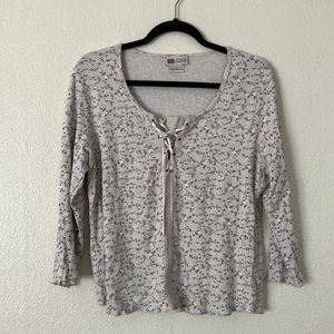 VTG Faded Glory 90s Ribbed Top, XL